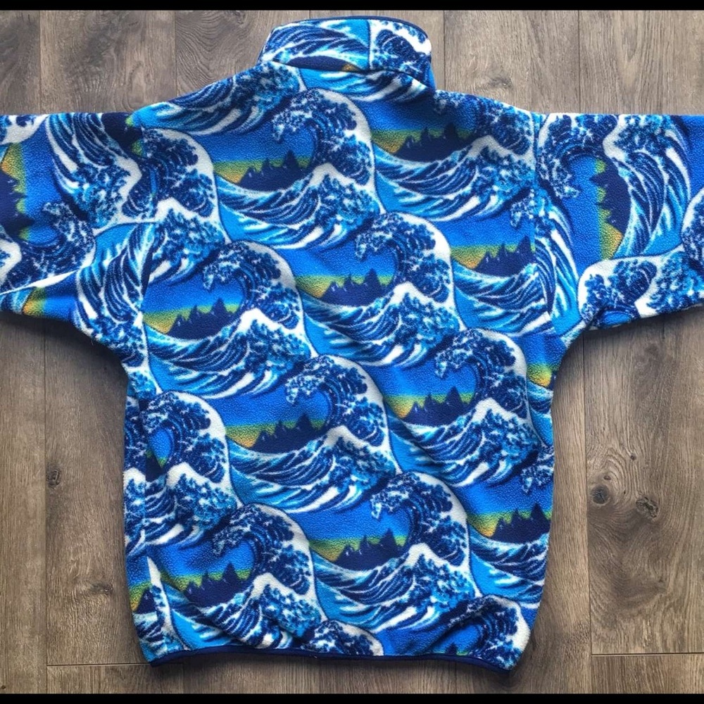 **SOLD** Patagonia Fitzroy Wave Snap-T Synchilla - Picture 6 of 8